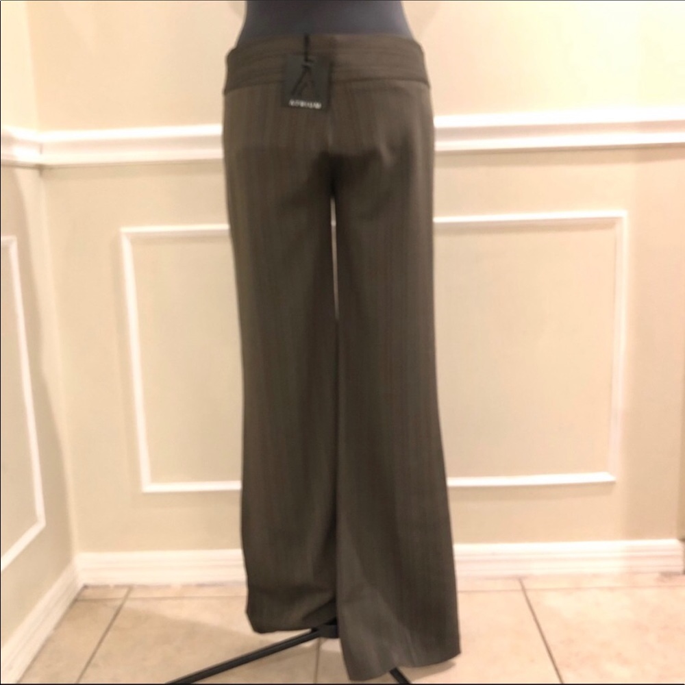 NEW ATRIUM Dress Pants green w/black stripes - Picture 2 of 8